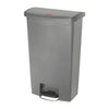 Rubbermaid Slim Jim Step On Front Step Pedal Bin Grey 68Ltr - DY116  Slim Jim   