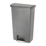 Rubbermaid Slim Jim Step On Front Step Pedal Bin Grey 68Ltr - DY116  Slim Jim   
