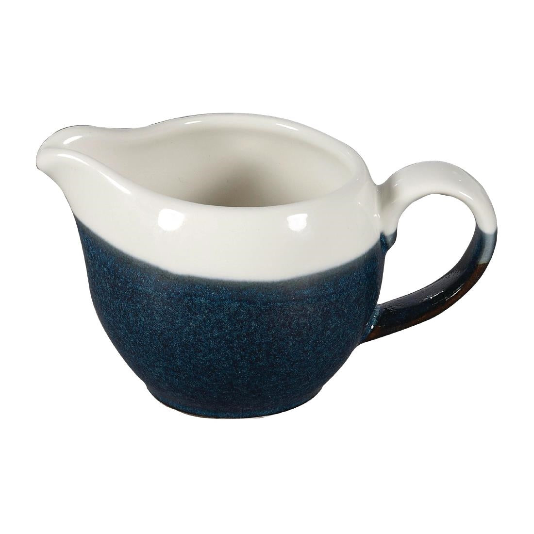 Churchill Monochrome Profile Jugs Sapphire Blue 110ml (Pack of 4) - DY174 Churchill Super Vitrified Churchill   