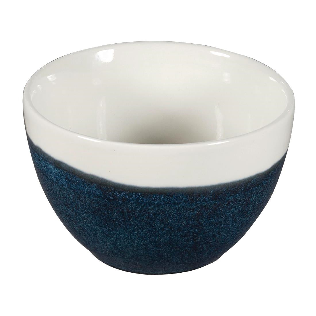 Churchill Monochrome Profile Open Sugar Bowls Sapphire Blue 230ml (Pack of 12) - DY175 Bowls Churchill