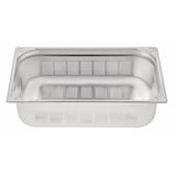 Vogue Heavy Duty Stainless Steel Perforated 1/1 Gastronorm Tray 150mm - DY176  Vogue   