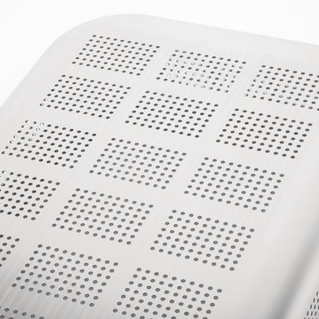 Vogue Heavy Duty Stainless Steel Perforated 1/1 Gastronorm Tray 150mm - DY176  Vogue   