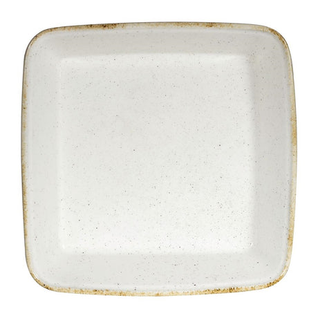 Churchill Stonecast Hints Square Baking Dishes Barley White 250mm (Pack of 6) - DY200 Churchill Super Vitrified Churchill   