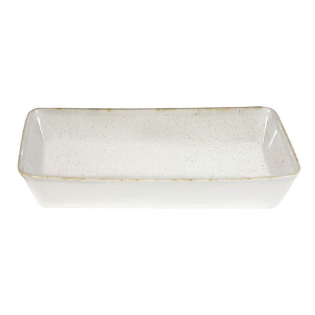 Churchill Stonecast Hints Rectangular Baking Dishes Barley White 250 x 380mm - DY201 Churchill Super Vitrified Churchill   