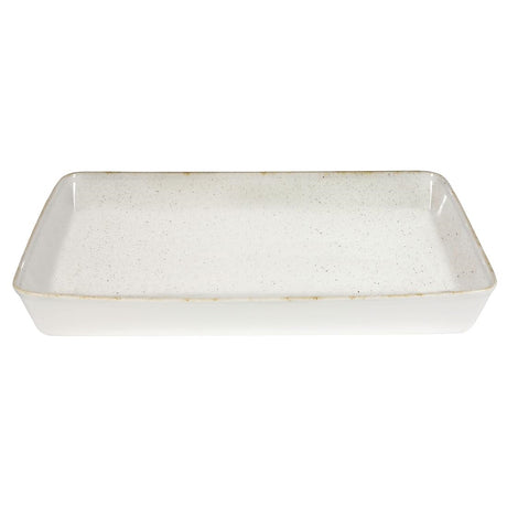 Churchill Stonecast Hints Rectangular Baking Dishes Barley White 325 x 530mm - DY202 Churchill Super Vitrified Churchill   
