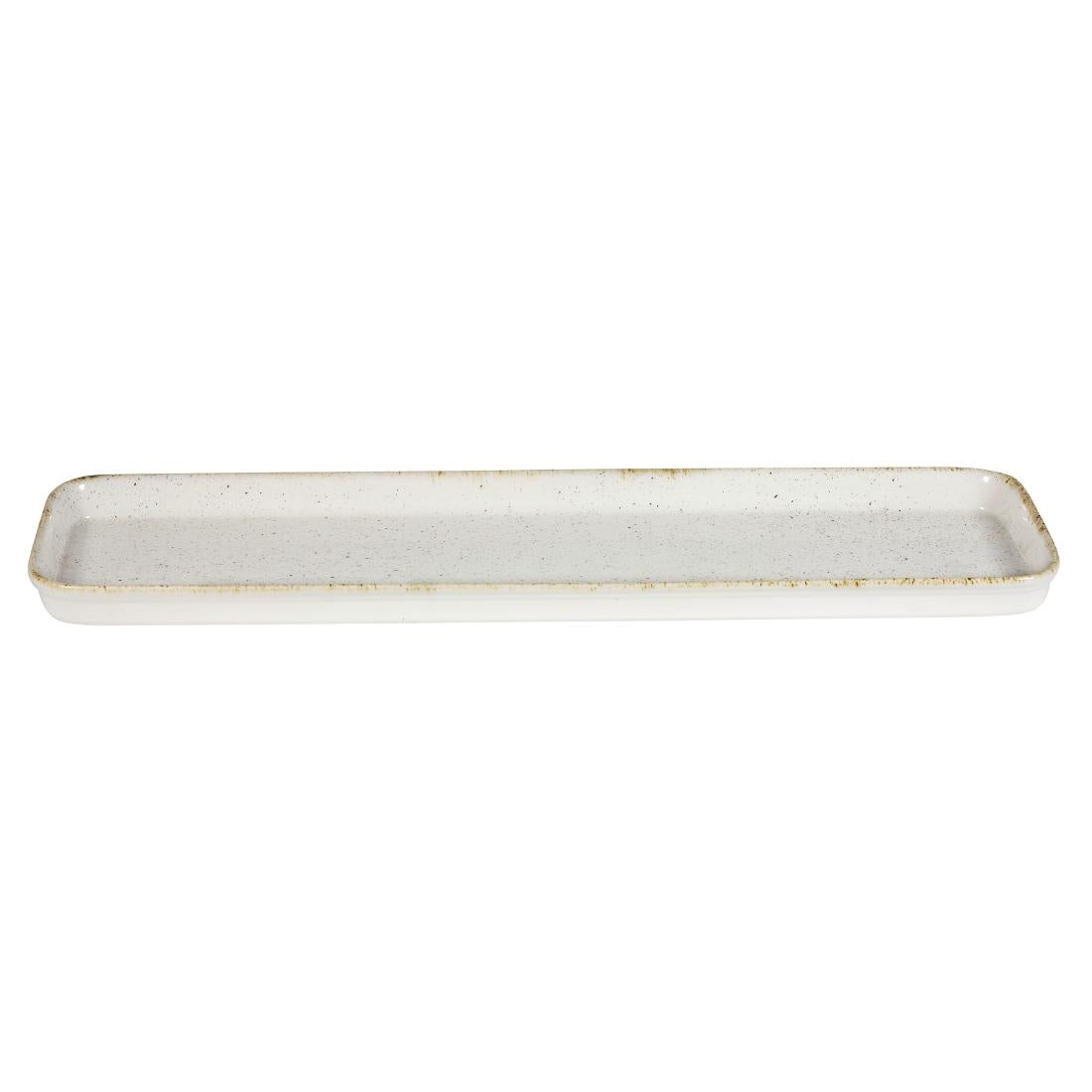 Churchill Stonecast Hints Rectangular Flat Trays Barley White 150 x 530mm - DY204 Churchill Super Vitrified Churchill   