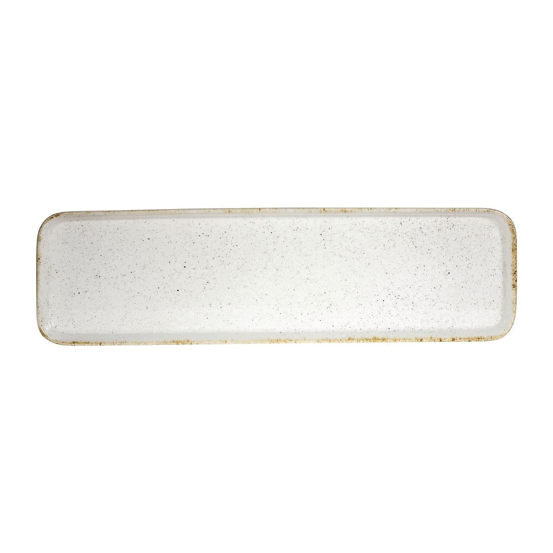 Churchill Stonecast Hints Rectangular Flat Trays Barley White 150 x 530mm - DY204 Churchill Super Vitrified Churchill   