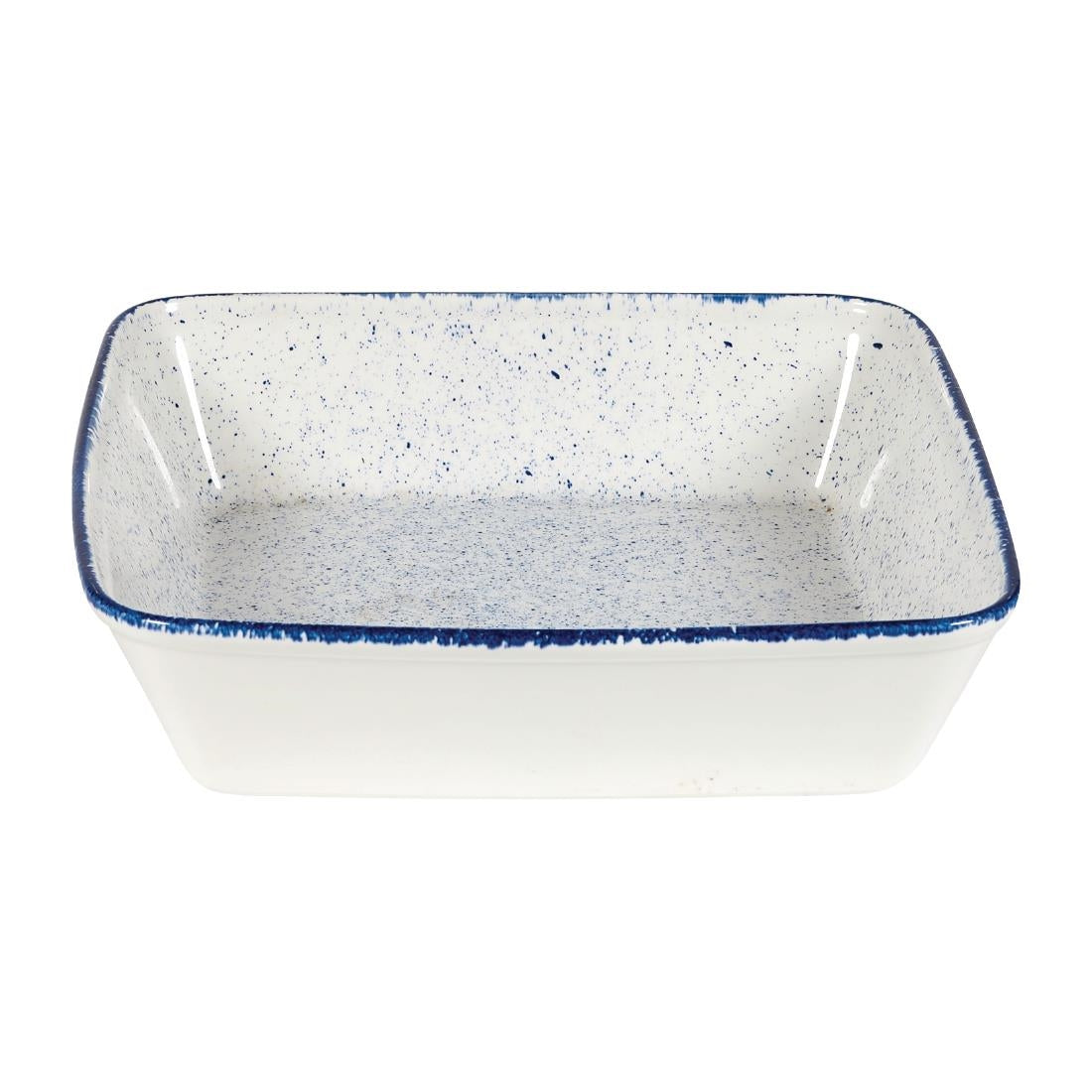 Churchill Stonecast Hints Square Baking Dishes Indigo Blue 250mm (Pack of 6) - DY206 Churchill Super Vitrified Churchill   