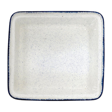 Churchill Stonecast Hints Small Casserole Dishes Indigo Blue 194mm (Pack of 4) - DY211 Churchill Super Vitrified Churchill   