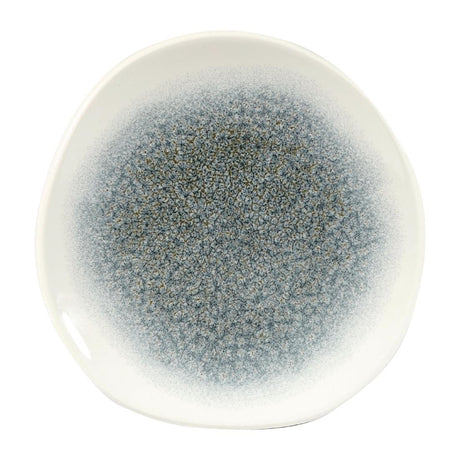 Churchill Studio Prints Raku Round Trace Plates Topaz Blue 186mm (Pack of 12) - DY223 Plates Churchill
