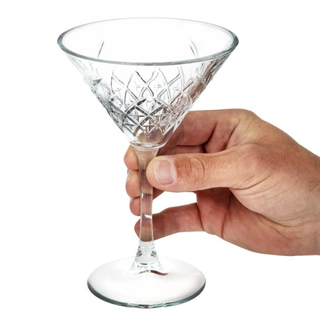 Utopia Timeless Vintage Martini Glasses 230ml (Pack of 12) - DY300 Cocktail Glasses Utopia   