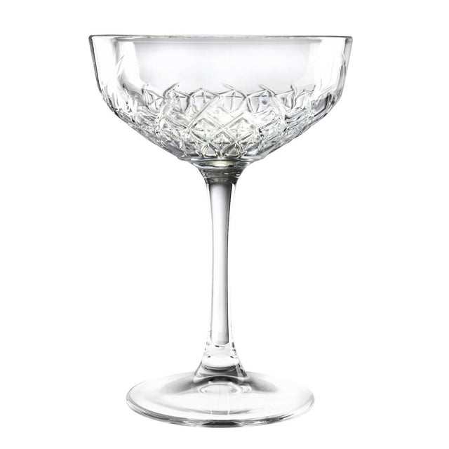 Utopia Timeless Vintage Champagne Saucers 270ml (Pack of 12) - DY301 Champagne Glasses Utopia   