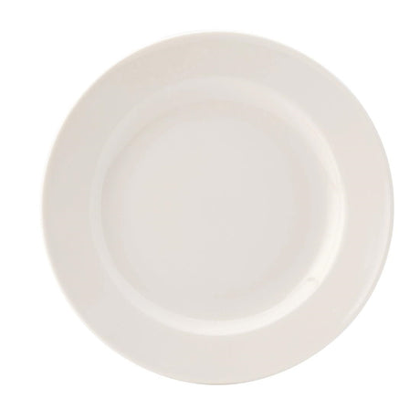 Utopia Pure White Wide Rim Plates 170mm (Pack of 24) - DY310 Plates Utopia
