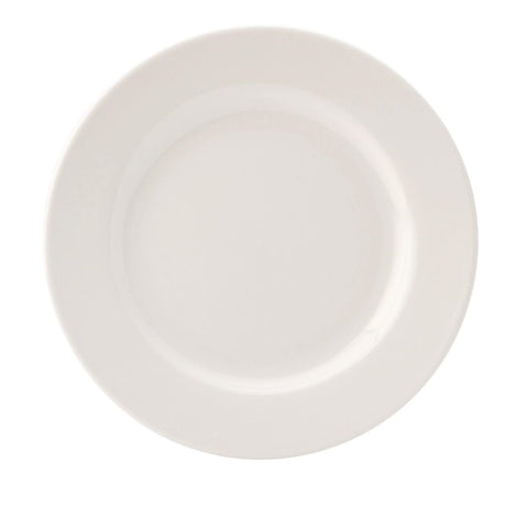 Utopia Pure White Wide Rim Plates 203mm (Pack of 24) - DY311 Plates Utopia