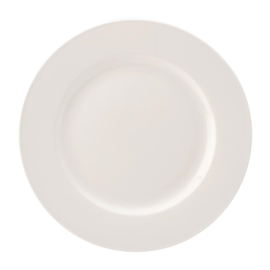 Utopia Pure White Wide Rim Plates 290mm (Pack of 18) - DY315 Plates Utopia