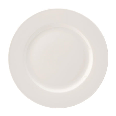 Utopia Pure White Wide Rim Plates 290mm (Pack of 18) - DY315 Plates Utopia