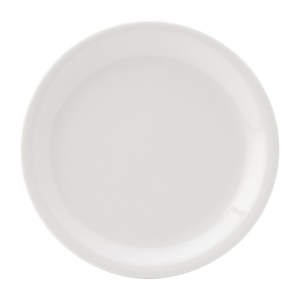 Utopia Titan Narrow Rimmed Plates White 160mm (Pack of 36) - DY316 Plates Utopia