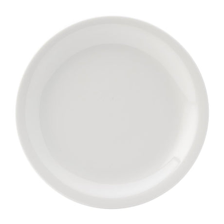 Utopia Titan Narrow Rimmed Plates White 220mm (Pack of 24) - DY317 Plates Utopia