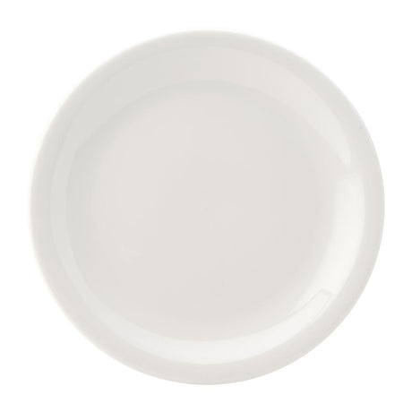 Utopia Titan Narrow Rimmed Plates White 240mm (Pack of 24) - DY318 Plates Utopia