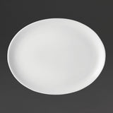 Utopia Pure White Oval Plates 300mm (Pack of 18) - DY321 Plates Utopia