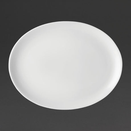 Utopia Pure White Oval Plates 300mm (Pack of 18) - DY321 Plates Utopia