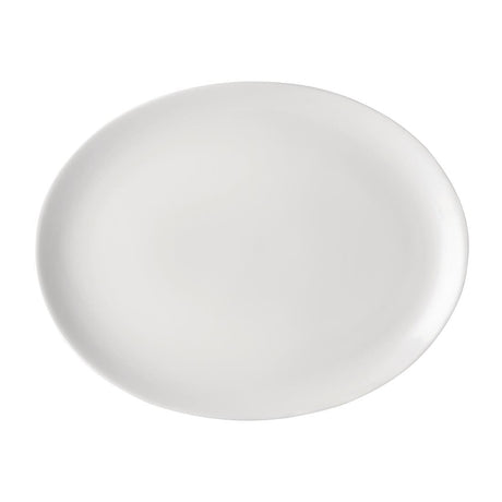 Utopia Pure White Oval Plates 300mm (Pack of 18) - DY321 Plates Utopia