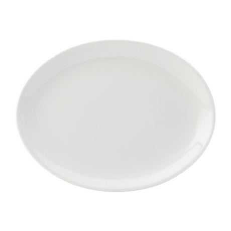 Utopia Titan Oval Plates White 240mm (Pack of 24) - DY324 Plates Utopia