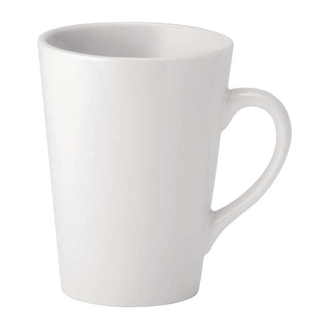 Utopia Pure White Latte Mugs 250ml (Pack of 24) - DY335 Utopia Crockery Utopia   