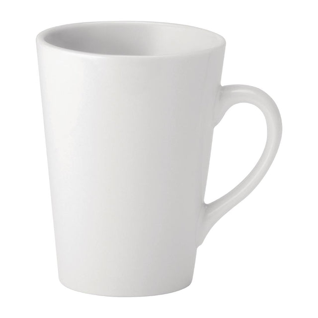 Utopia Pure White Latte Mugs 340ml (Pack of 24) - DY337 Utopia Crockery Utopia   