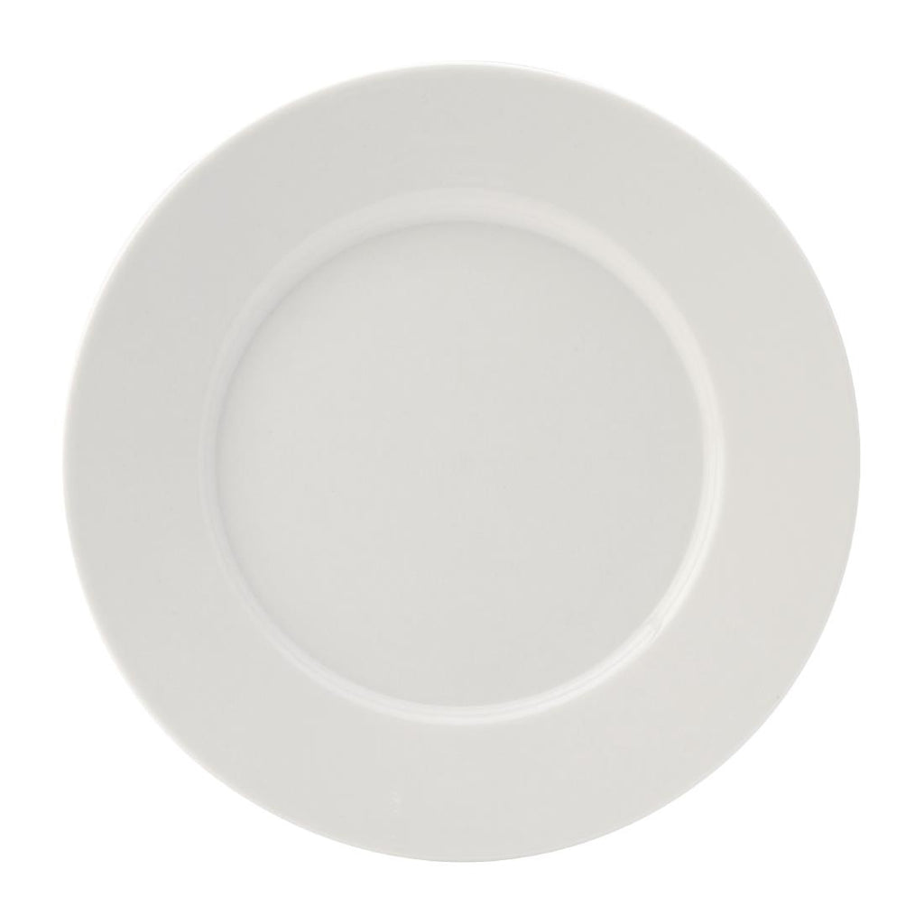 Utopia Titan Winged Plates White 170mm (Pack of 36) - DY340 Plates Utopia