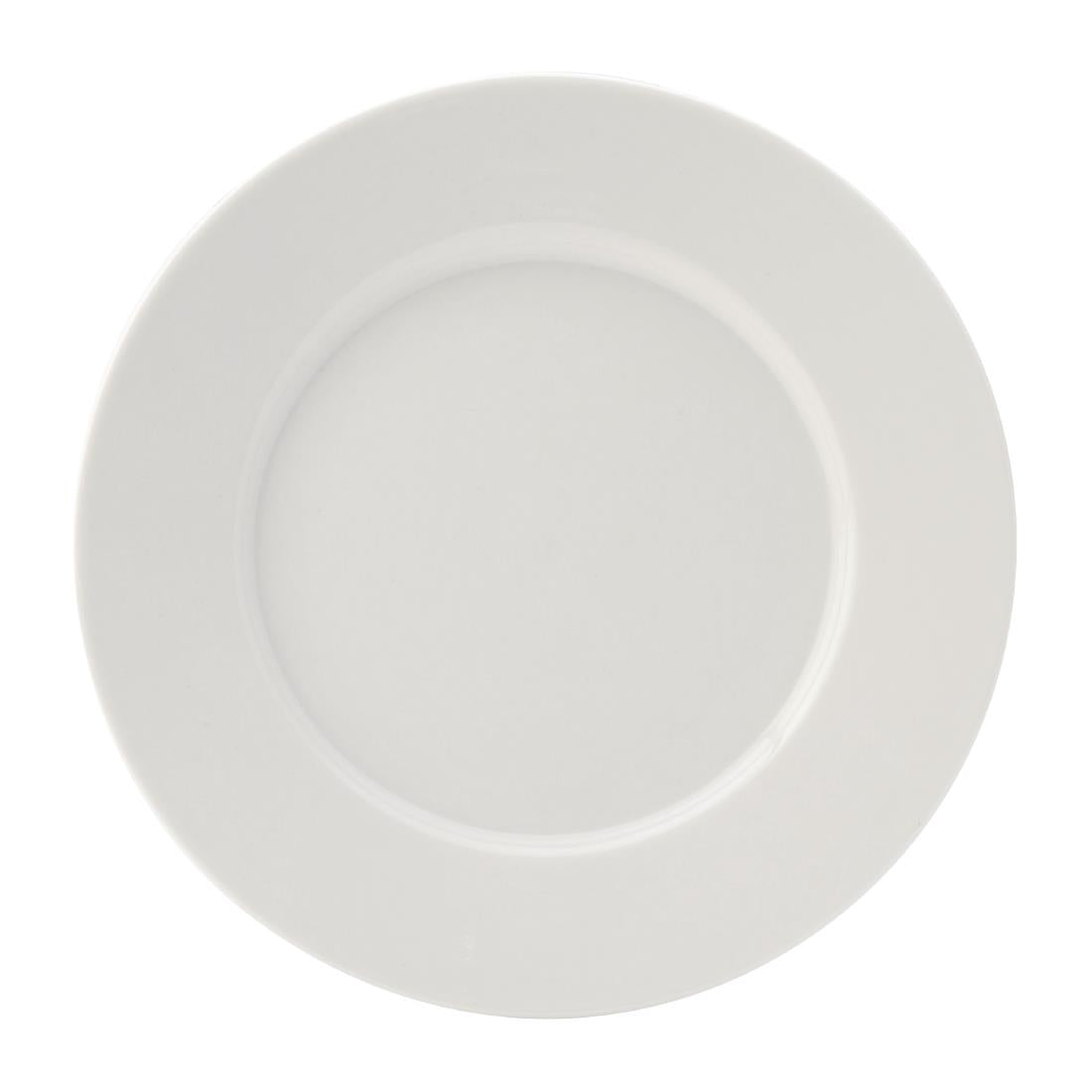 Utopia Titan Winged Plates White 170mm (Pack of 36) - DY340 Plates Utopia