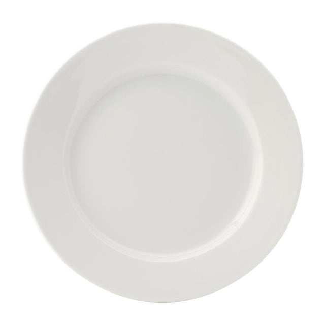 Utopia Titan Winged Plates White 190mm (Pack of 6) - DY341 Plates Utopia