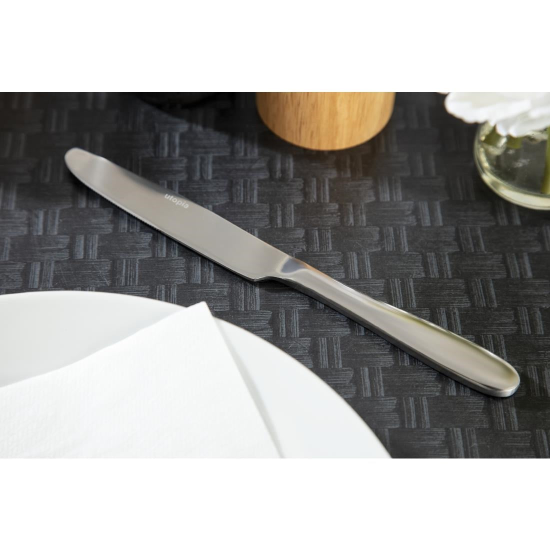 Utopia Manhattan Table Knives (Pack of 12) - DY354  Utopia   
