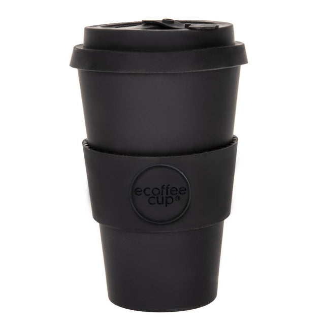 ecoffee Cup Reusable Coffee Cup Kerr & Napier Black 14oz - DY493  ecoffee cup   