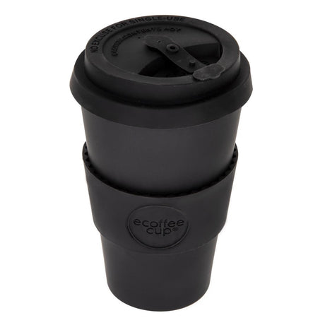 ecoffee Cup Reusable Coffee Cup Kerr & Napier Black 14oz - DY493  ecoffee cup   