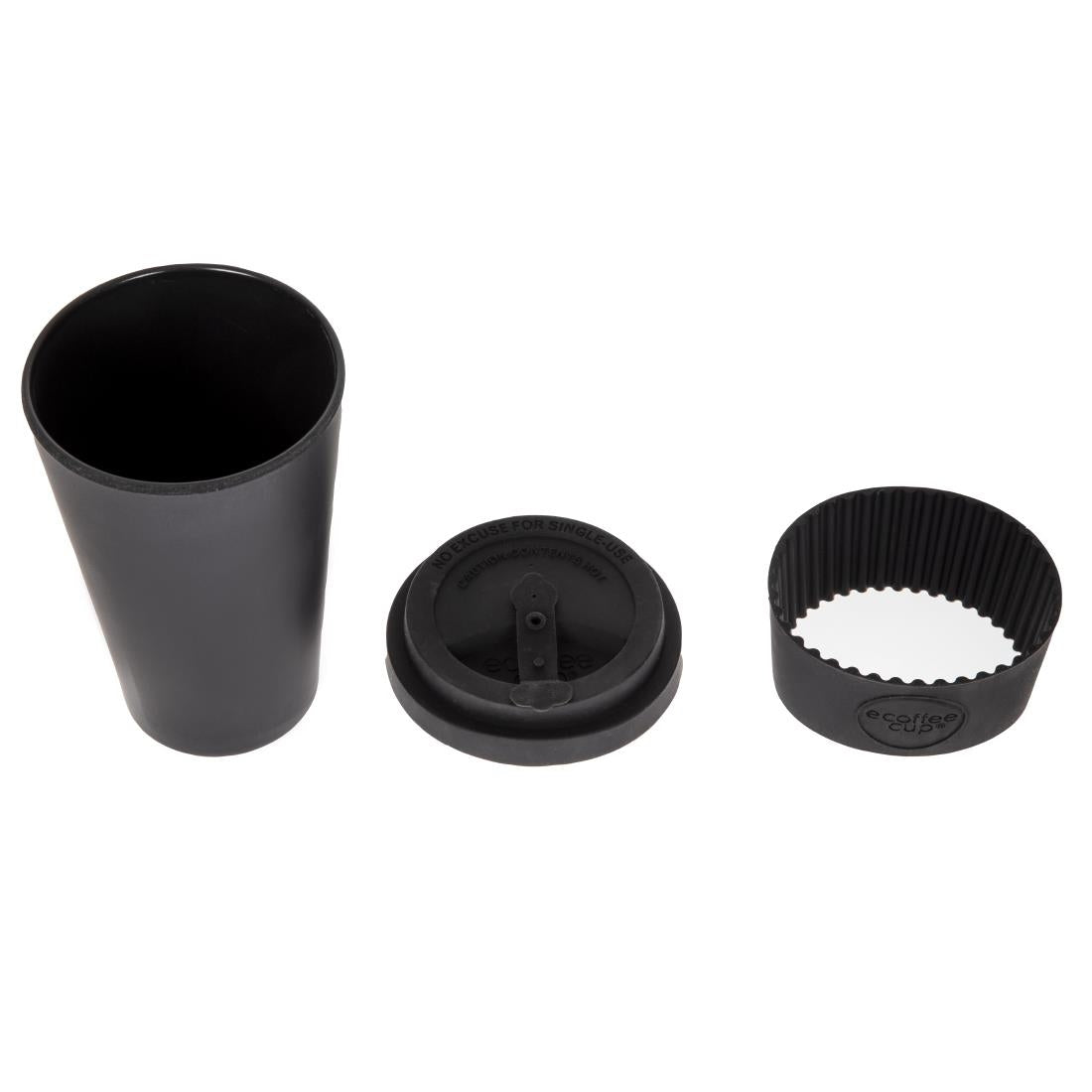 ecoffee Cup Reusable Coffee Cup Kerr & Napier Black 14oz - DY493  ecoffee cup   