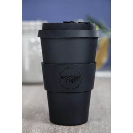 ecoffee Cup Reusable Coffee Cup Kerr & Napier Black 14oz - DY493  ecoffee cup   
