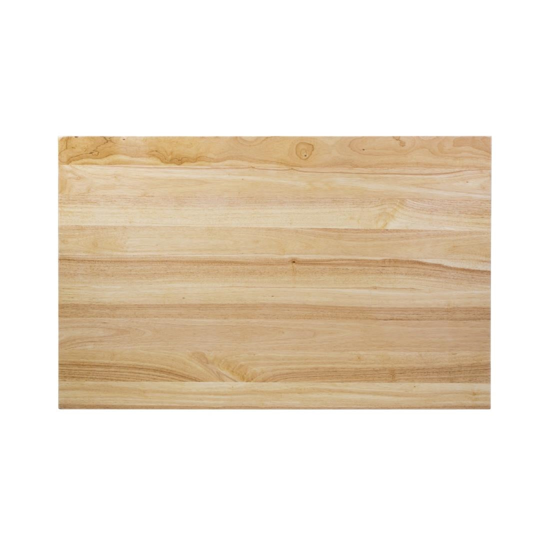 Bolero Pre-drilled Rectangular Tabletop Natural 1100 x 700mm - DY727 Wood Effect Table Tops Bolero   