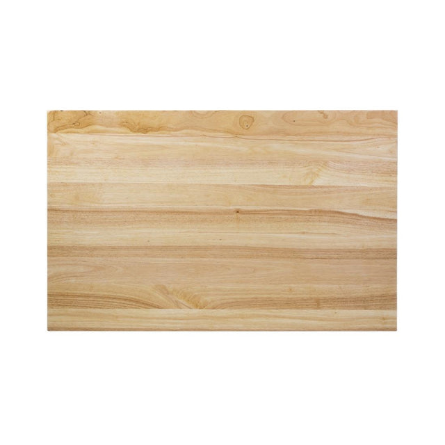 Bolero Pre-drilled Rectangular Tabletop Natural 1100 x 700mm - DY727 Wood Effect Table Tops Bolero   
