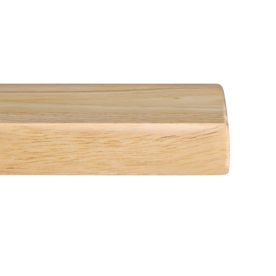 Bolero Pre-drilled Rectangular Tabletop Natural 1100 x 700mm - DY727 Wood Effect Table Tops Bolero   