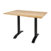 Bolero Pre-drilled Rectangular Tabletop Natural 1100 x 700mm - DY727 Wood Effect Table Tops Bolero   