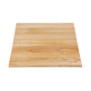 Bolero Pre-drilled Square Table Top Natural 700mm - DY737 Wood Effect Table Tops Bolero   