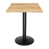 Bolero Pre-drilled Square Table Top Natural 700mm - DY737 Wood Effect Table Tops Bolero   