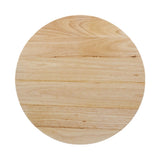 Bolero Pre-drilled Round Tabletop Natural 600mm - DY738 Wood Effect Table Tops Bolero   