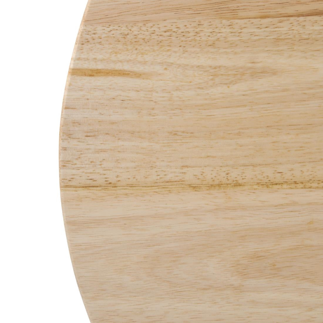 Bolero Pre-drilled Round Tabletop Natural 600mm - DY738 Wood Effect Table Tops Bolero   