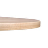 Bolero Pre-drilled Round Tabletop Natural 600mm - DY738 Wood Effect Table Tops Bolero   