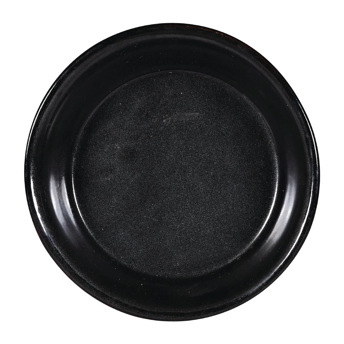 Churchill Black Igneous Stoneware Pie Dish 160mm (Pack of 6) - DY784 Churchill Art de Cuisine Churchill   