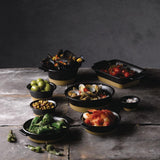 Churchill Black Igneous Stoneware Ramekin 90mm (Pack of 6) - DY924 Churchill Art de Cuisine Churchill   