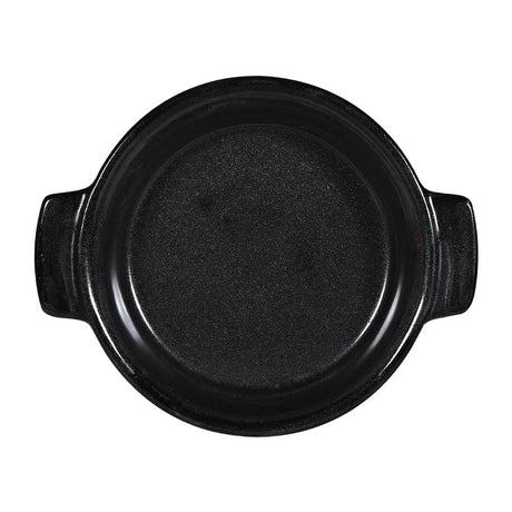 Churchill Black Igneous Stoneware Individual Dish 140mm (Pack of 6) - DY785 Churchill Art de Cuisine Churchill   