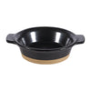 Churchill Black Igneous Stoneware Individual Dish 140mm (Pack of 6) - DY785 Churchill Art de Cuisine Churchill   